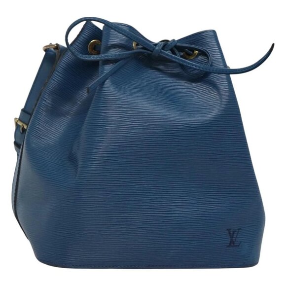 LOUIS VUITTON Epi Petit Noe Shoulder Bag Blue M44105 LV Auth 128706 - Picture 1 of 16